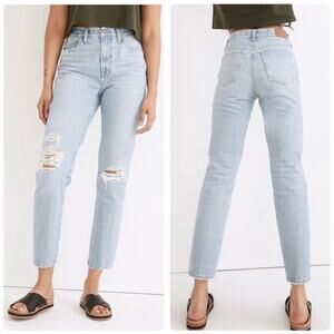 Madewell The Perfect Vintage Jeans NWT NF088 Grandbay Wash Distressing 32